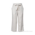 Spring Summer Loose Cotton Linen Overalls Pants